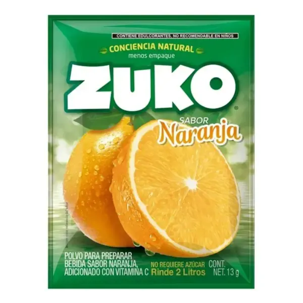 Refresco Zuko Naranja Refresco Zuko Naranja