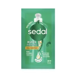 Crema Para Peinar Sedal Rizos Definidos Sobre De 10ml
