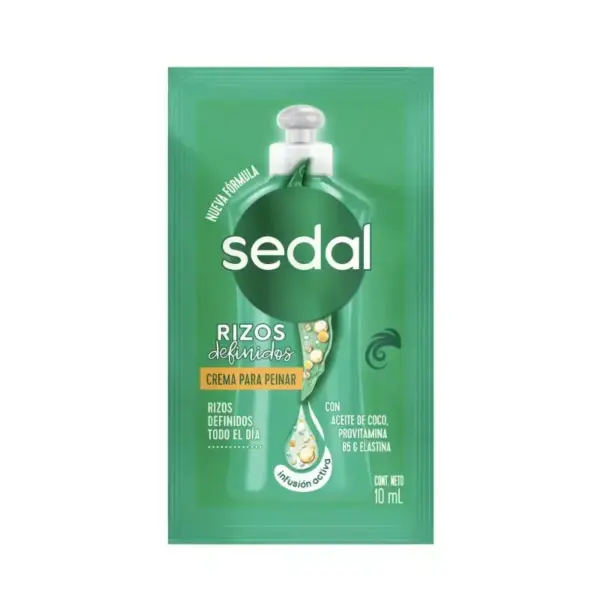 Crema Para Peinar Sedal Rizos Definidos Sobre De 10ml Crema Para Peinar Sedal Rizos Definidos Sobre De 10ml