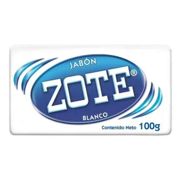 Jabón Zote En Barra Blanco 100 G Jabón Zote En Barra Blanco 100 G