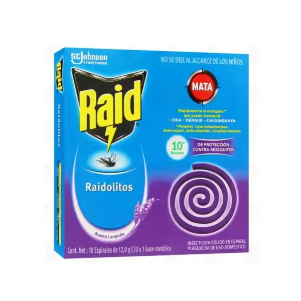 Raidolitos Raid - Aroma Lavanda - 10 Noches Raidolitos Raid - Aroma Lavanda - 10 Noches
