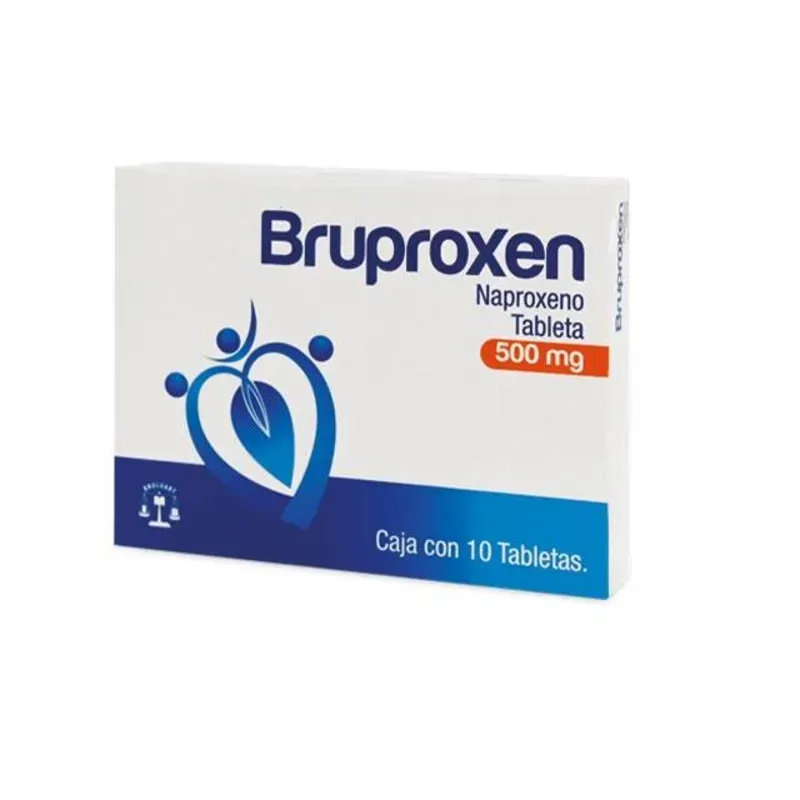Naproxeno 500 Mg – Bruproxen – Caja 10 Tabletas