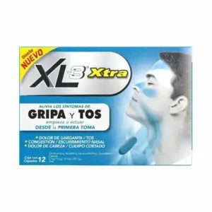 Xl-3 Xtra 12 Cápsulas Xl-3 Xtra 12 Cápsulas