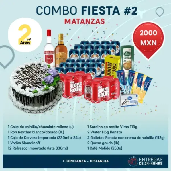 Combo Fiesta #2 Combo Fiesta #2