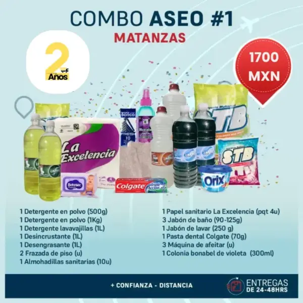 Combo Aseo #1 Combo Aseo #1