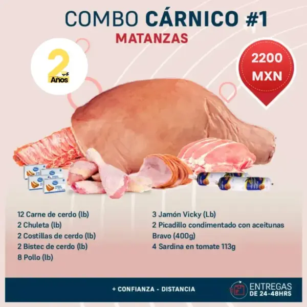 Combo Cárnico #1 Combo Cárnico #1