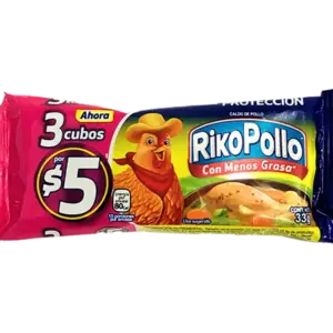 Paq 3 Cubos Riko Pollo 33g